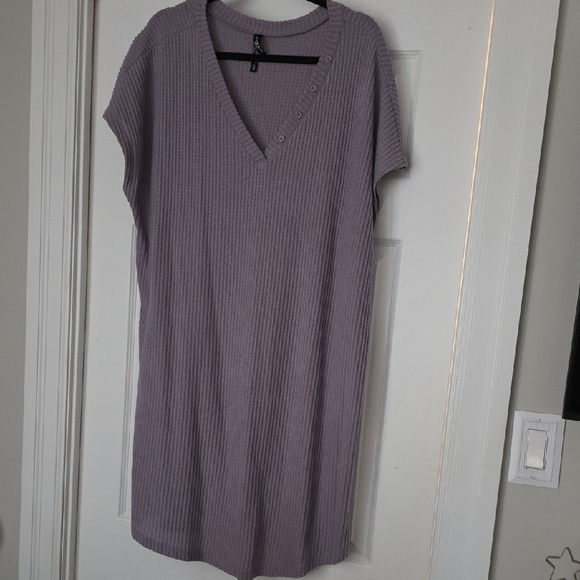 Torrid Purple Ribbed Knit Top - Picture 4 of 4